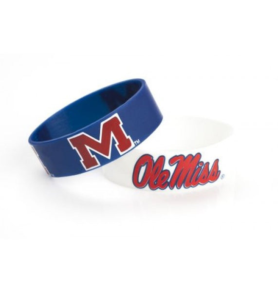 Ole Miss Wide Bracelets (2 PACK)