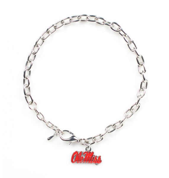 Ole Miss Logo Bracelet